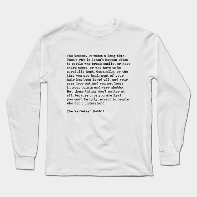 The Velveteen Rabbit, Long Sleeve T-Shirt by PrettyLovely